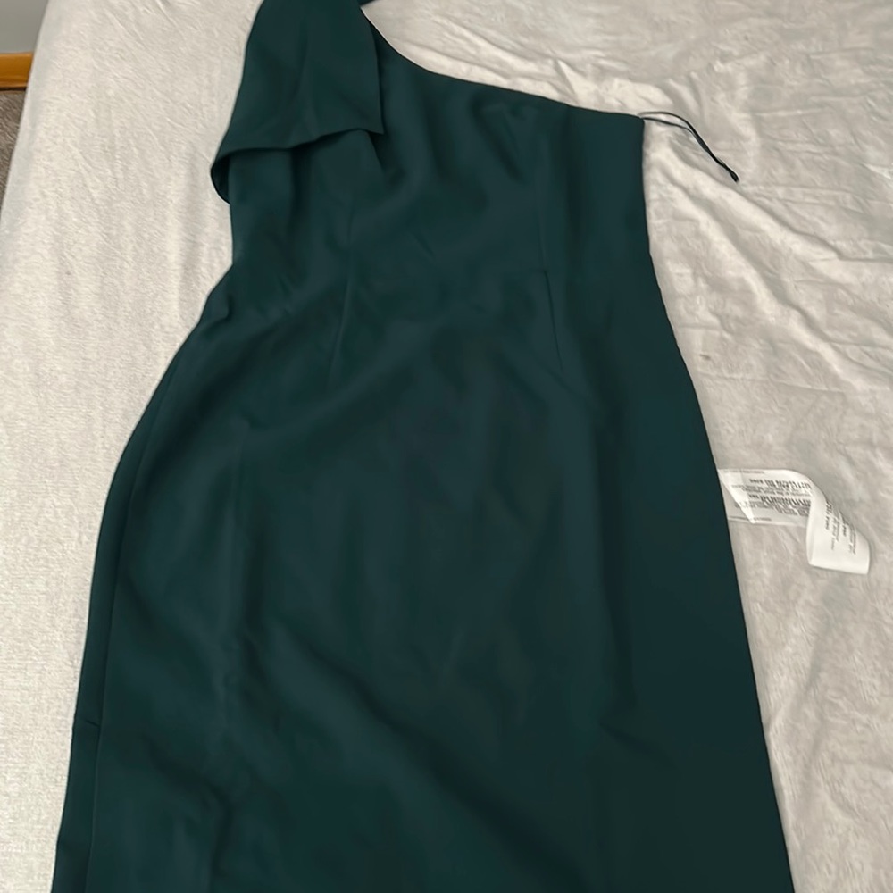 Green Knee length dress